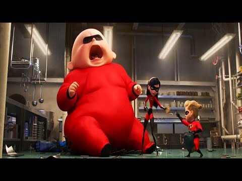 Incredibles 2 - Fight Scene All Superpowers