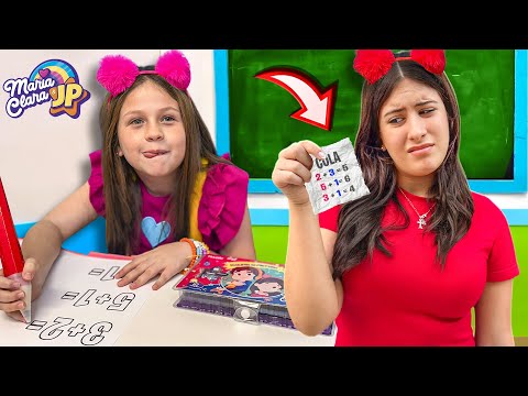 Maria Clara e JP em: O primeiro dia de Aula