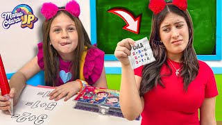 Maria Clara e JP em: O primeiro dia de Aula