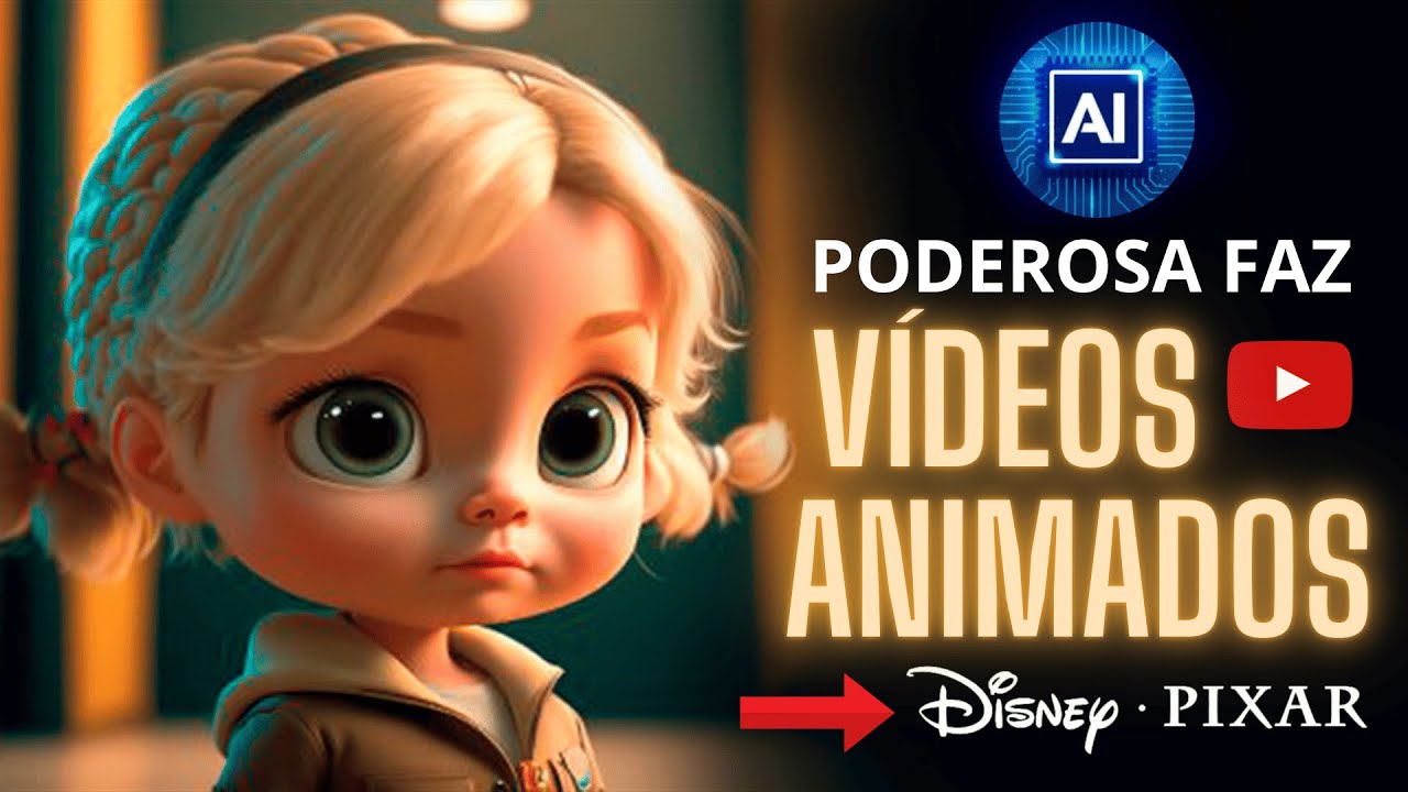 DESCOBRI uma IA PODEROSÍSSIMA PARA CRIAR VÍDEOS ANIMADOS. MONETIZANDO RÁPIDO!