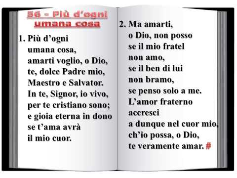 56 Più d'ogni umana cosa - Innario Chiesa Cristiana Avventista del Settimo Giorno 2014