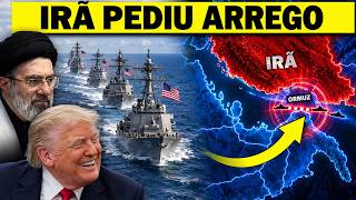 Irã acaba de ADMITIR DERROTA em Ormuz... Trump quer acabar de vez