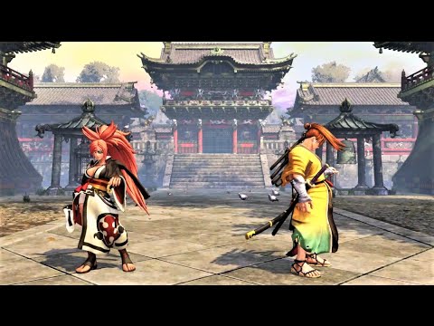 Baiken vs Tokugawa Yoshitora (Hardest AI) - Samurai Shodown