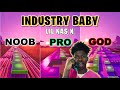 Lil Nas X, Jack Harlow - INDUSTRY BABY  - Noob vs Pro vs God (Fortnite Music Blocks)