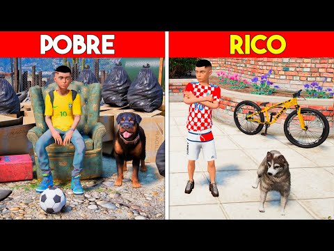 GTA V: VIDA REAL - PASSEI DE CRIANÇA POBRE PARA RICA no GTA 5