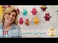 DIY Fabric Lantern Garland | A Shabby Fabrics Tutorial