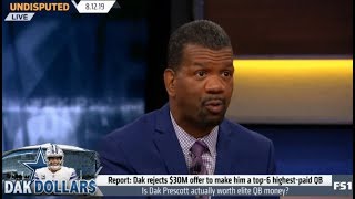 Undisputed | Rob Parker Report: Dak rejects $30M offer to make him a top-6 highest-paid QB