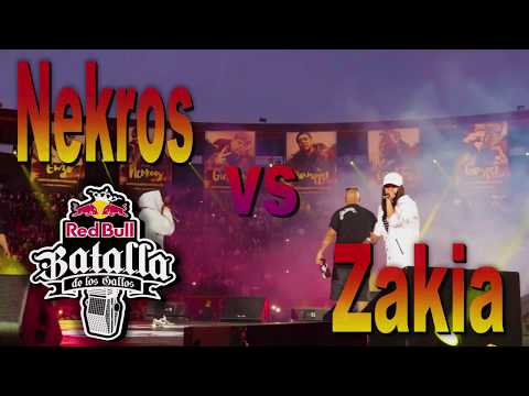 Nekros vs Zakia - Octavos Red Bull Batalla de Gallos Peru 2017  Lima