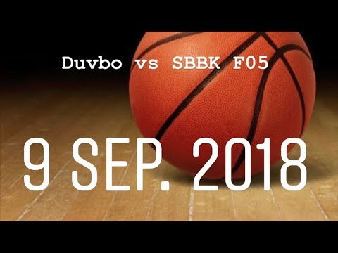 01 Duvbo vs SBBK Flickor 05- 22 sept 2018