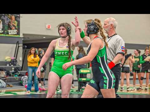 Mic'd up: 135 – Sammie Greisen {G} of Seneca IL vs. Bella Curcuru {R} of Geneseo IL