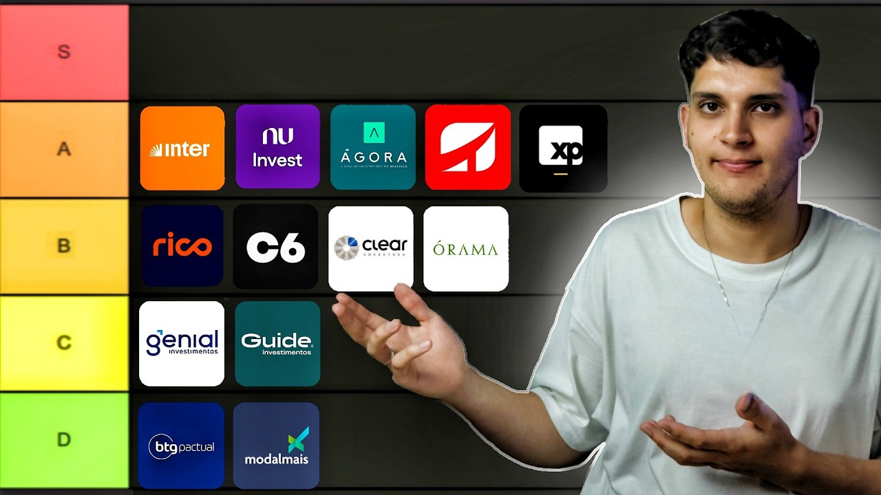 Qual a Melhor Corretora para Investir? Descubra com Nossa Tier List das 12 Maiores do Brasil!