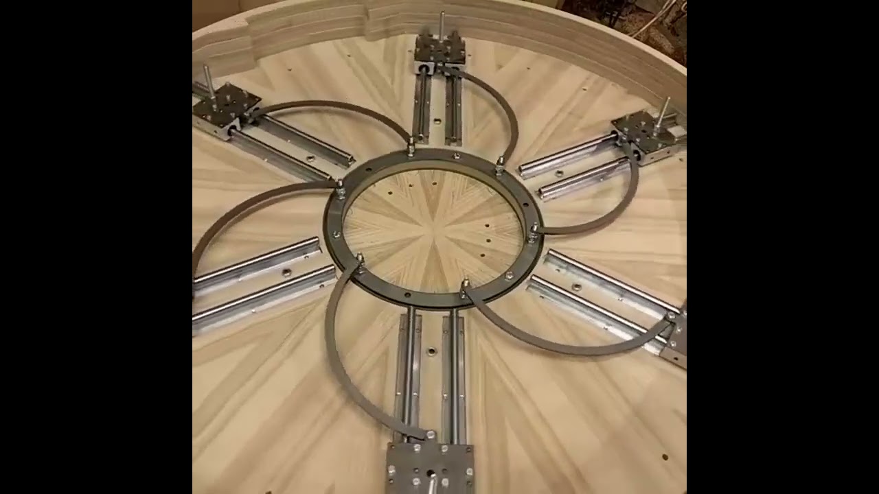 The beautiful expanding table!