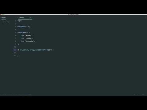 PHP Basics: IF statements and operators: IF statement basics (14/35)