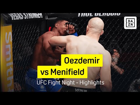 Volkan Oezdemir vs Alonzo Menifield | UFC Fight Night | DAZN Highlights