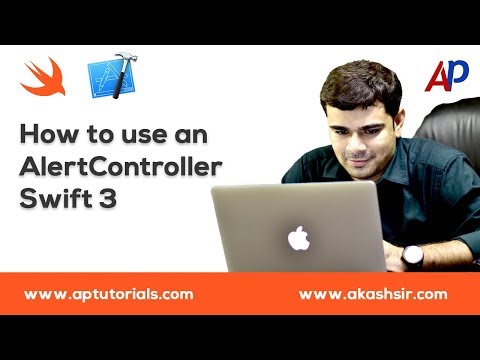 How to use an AlertController Swift 3 iOS10 Tutorial
