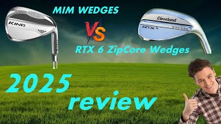 COBRA MIM WEDGES vs Cleveland RTX 6 ZipCore Wedges Review and Comparison