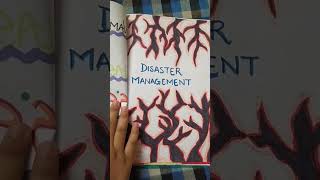 Disaster management project class 10th