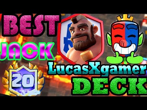 Must Watch!!! 20 wins Hog 2.6 JACK  and LucasXgamer - BEST DECK clash royale league