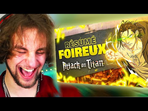Réaction : RÉSUMÉ FOIREUX de l'Attaque des Titans : Saison Finale (il est HYPER DRÔLE 🤣)