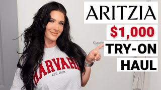 $1,000 ARITZIA TRY-ON HAUL | must haves to elevate your wardrobe!