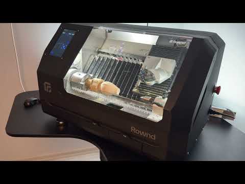 Rownd -Desktop CNC Lathe- First Setup and Part Machining