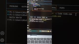 How to run C++ program in visual studio code | Run c++ program in vs code | #vscode #cplusplus