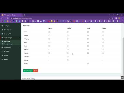 Parking System Price Collection in PHP Application Projects