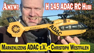 Amewi.com Airbus ADAC-H145 RC Helikopter-Brushless-6-Kanal-6G-RTF - Luftrettungshelikopter in 1:30