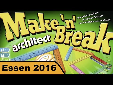 Make 'n' Break Architect - Brettspiel - Essen 2016 live