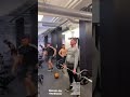 Khamzat Chimaev encourages Darren Till in workout ? ? | #Shorts