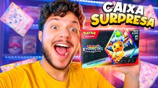 Abri a CAIXA SURPRESA de POKÉMON TCG | Evoluções Prismáticas