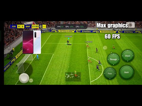 eFootball 2023 Mobile MAX Graphics on 4 years old flagship (Snapdragon 855 plus)*