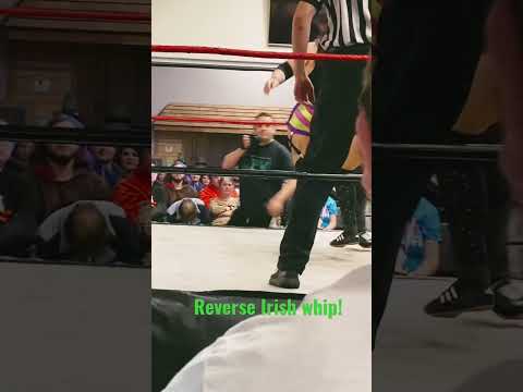 Paris Van Dale reverses an Irish whip from Isana! (Lucky pro wrestling)
