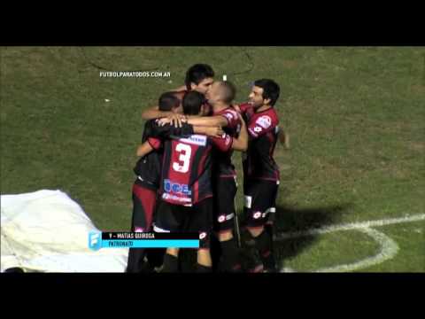 Gol de Quiroga. Atl. Tucumán 1 - Patronato 1. Fecha 13. B Nacional 2015. FPT.