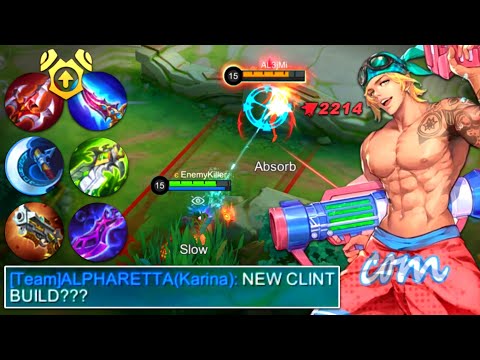 THIS CLINT BUILD FEELS ILLEGAL TO USE! | 1 Shot Delete Clint Build - MLBB