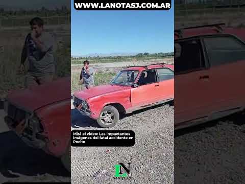 Mirá el video: Las impactantes imágenes del fatal accidente en Pocito