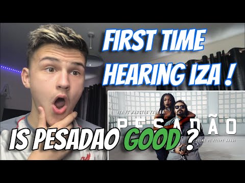 IZA - Pesadão (Participação especial Marcelo Falcão) | 🇬🇧UK Reaction/Review