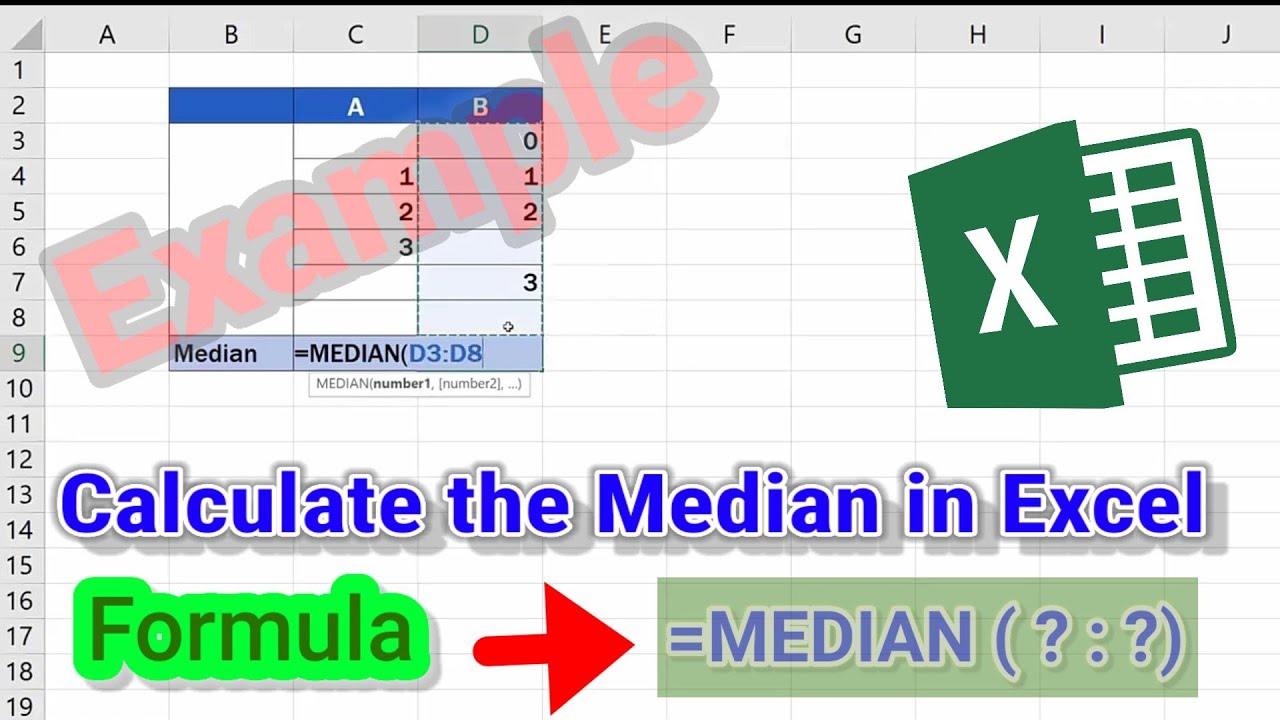 Just a Few Seconds to Calculate the Median in Excel | Very Easy