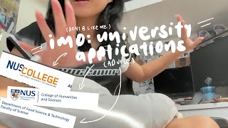 uni application advice (nus college, sg unis, my essay etc): IN MY OPINION!!!!