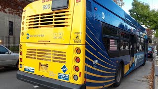 MTA: 2017 New Flyer XN40 Xcelsior CNG Low Floor [690] Bx8 bus