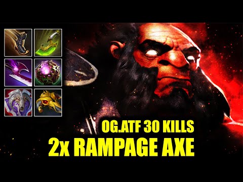 🔥 2x RAMPAGE - 30 KILLS - AMAZING OCTARINE CORE AXE - AMMAR_THE_F - Dota 2 Pro Game Highlights