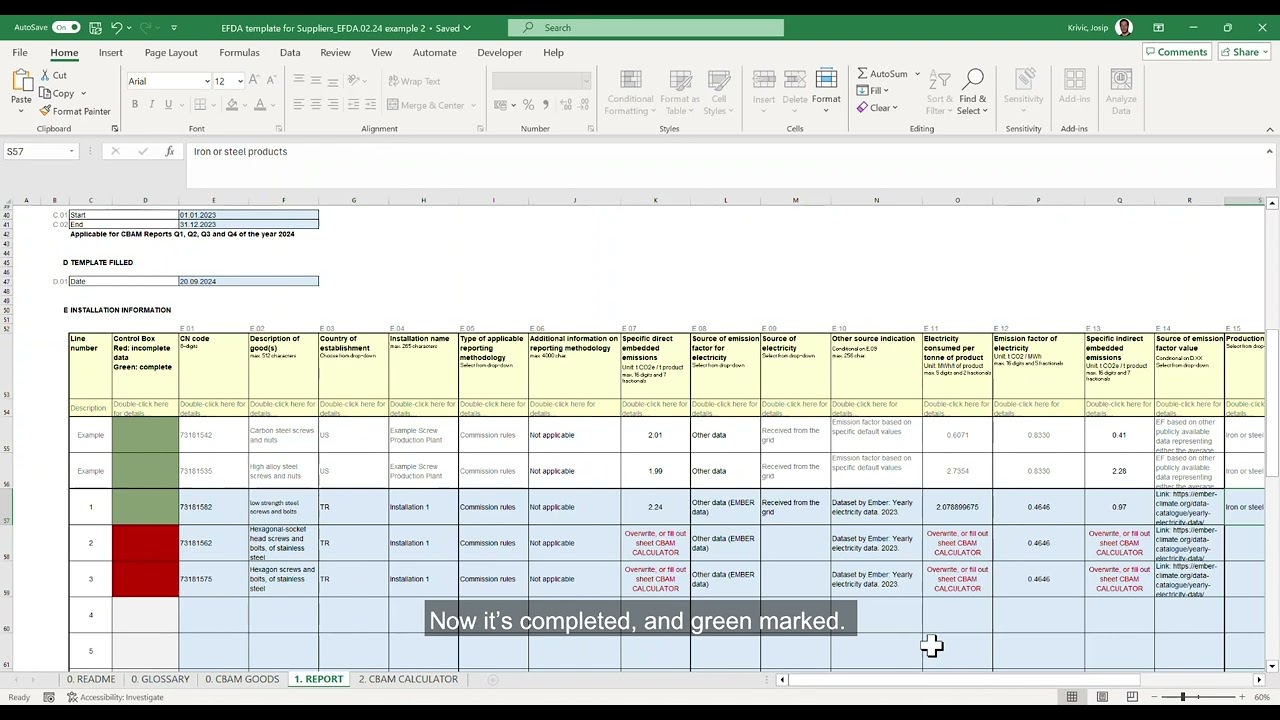 CBAM | Emission calculation