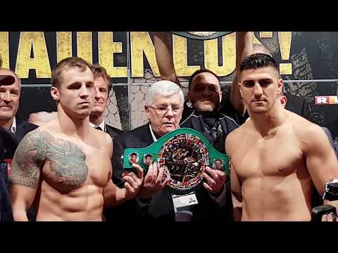 Huck vs Briedis, Weigh-in, Dortmund