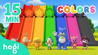 Learn Colors with Hogi’s Friends | 15min | Pinkfong &amp; Hogi | Colors for Kids | Learn with Hogi