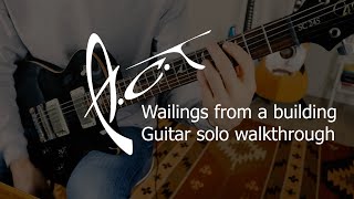 Music video thumbnail preview for A.C.T - Wailings from a building | How to play the solo | Tabs and slow version included. by A.C.T