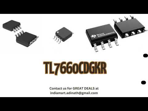 Texas instruments smd tl7660cdgkr cmos voltage converter, fo...