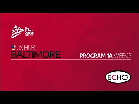 EDS ECHO Clinicians North America (CLN1A), Session 2