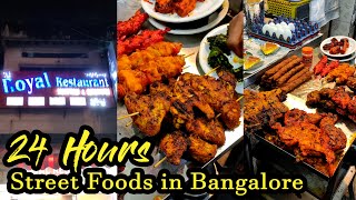 24 hours Food Street in Bangalore | Mutton Seekh Kebab chicken Shimlapuri 😋😋 #shorts