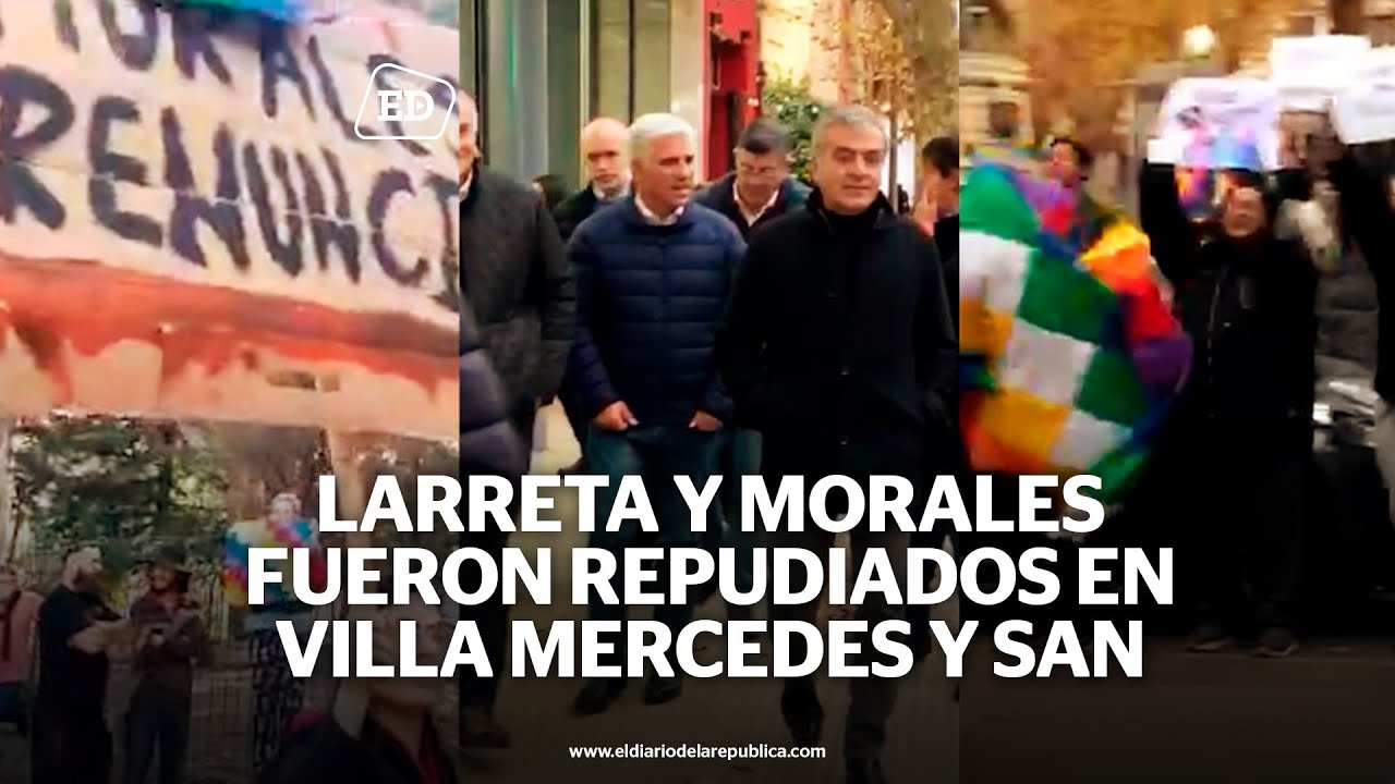 Fuerte repudio a Larreta y Morales en San Luis