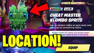 HOW TO GET CHEAT MASTER KLOMBO SPRITE LOCATION FORTNITE!